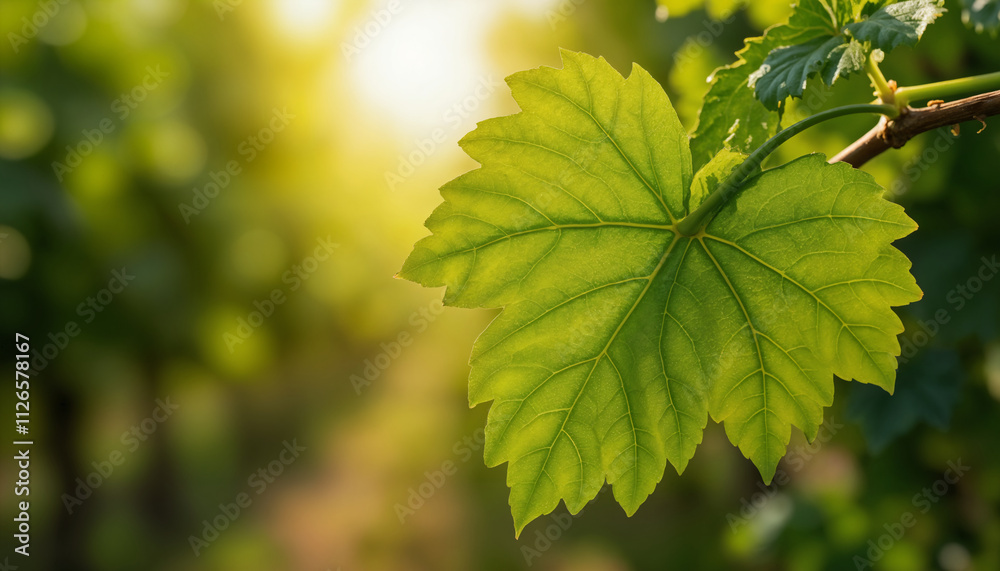 wallpapers A close up view of a vibrant green leaf with sunlight streaming through, showcasing the beauty of nature in a vineyard setting. AI generated wallpapers A close up view of a vibrant green leaf with sunlight streaming through, showcasing the beauty of nature in a vineyard setting. AI generated