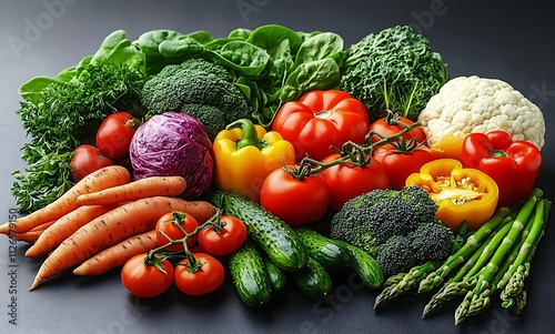 A Colorful Collection Of Fresh Vegetables photo