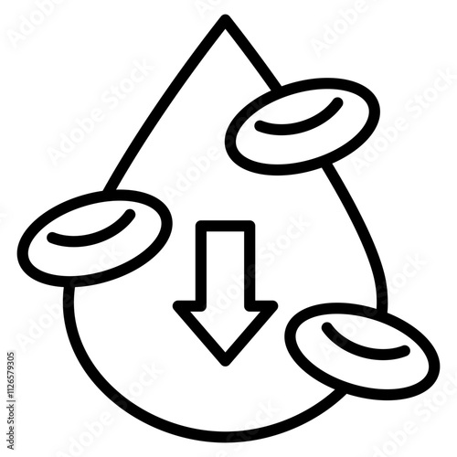 anemia single icon