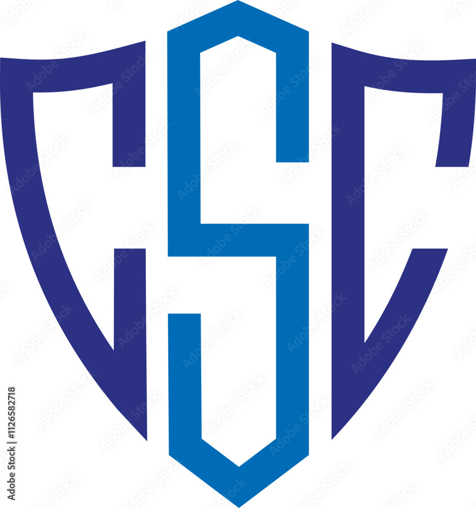 Fototapeta premium CSC Shield Logo.eps