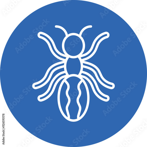 Ant line circle icon