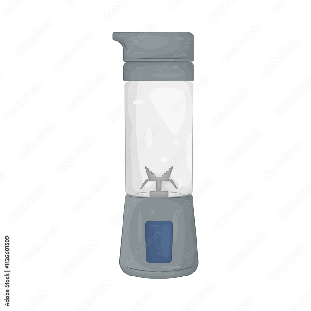 Illustration of Portable Blender Illustration of Portable Blender