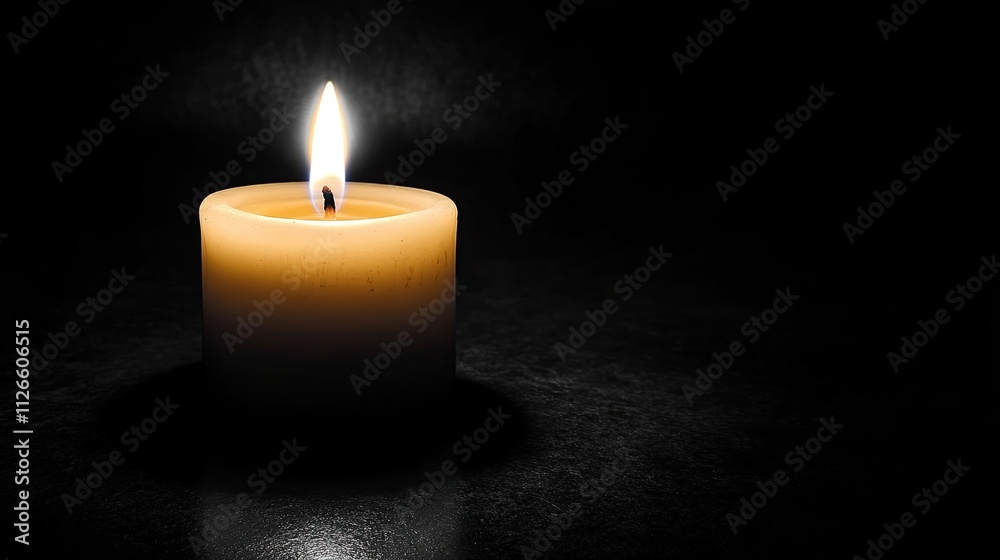 A flickering candle in a dark room, casting soft, dancing shadows that evoke a sense of calm and contemplation. A flickering candle in a dark room, casting soft, dancing shadows that evoke a sense of calm and contemplation.
