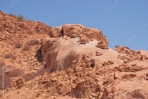 Namibia's stones - geological features of the desert.