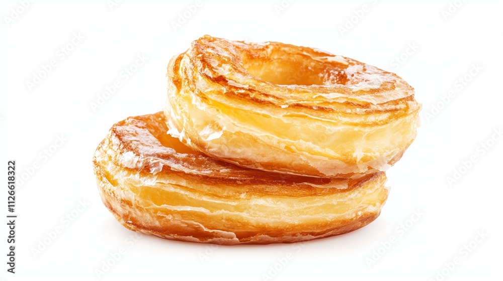 Delicious layered pastry croissant stacks. Delicious layered pastry croissant stacks.