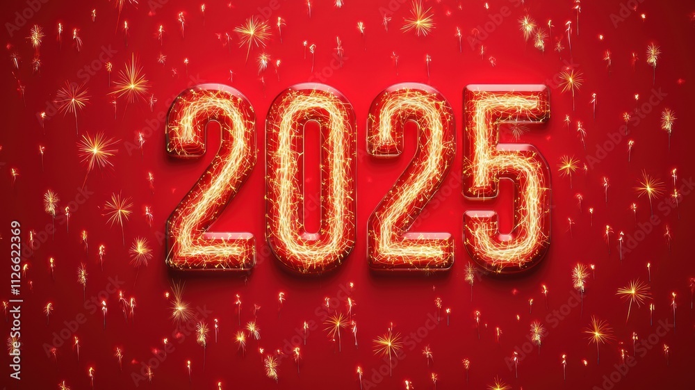Sparkling 2025 New Year s Eve Fireworks Celebration Sparkling 2025 New Year s Eve Fireworks Celebration