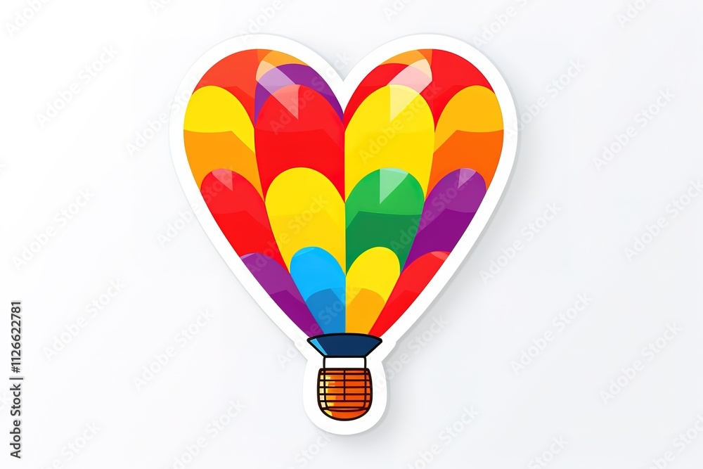 Naklejka premium balloon vector clipart design 