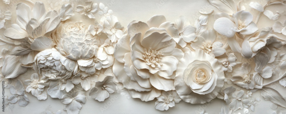 White floral composition White floral composition