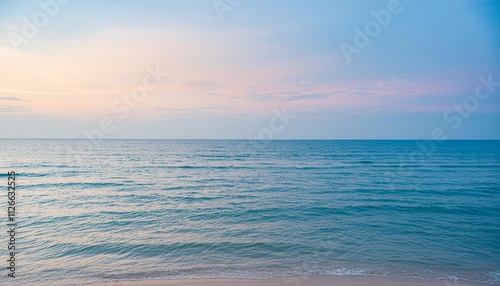 Breathtaking Blue Sea and Pink Sky: A Stunning Display of Natures Beauty Captured in .jpg, Showcasing the Serene Harmony Between Ocean Waves and Colorful Skies at Dusk