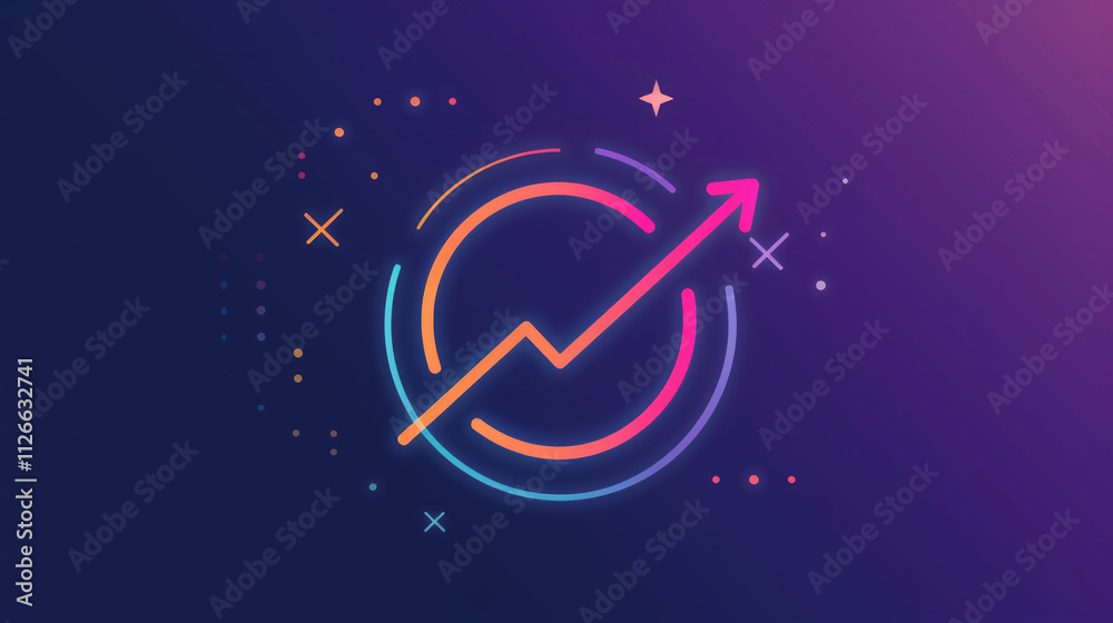 Icon of an upward arrow in a circle.