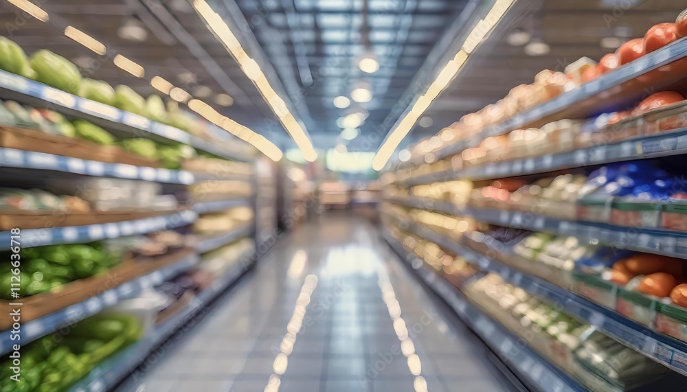 Blurred Bokeh Background of a Modern Supermarket: A Soft Focus on Shopping Aisles and Colorful Products Creating a Dreamy Atmosphere for Retail Photography Blurred Bokeh Background of a Modern Supermarket: A Soft Focus on Shopping Aisles and Colorful Products Creating a Dreamy Atmosphere for Retail Photography
