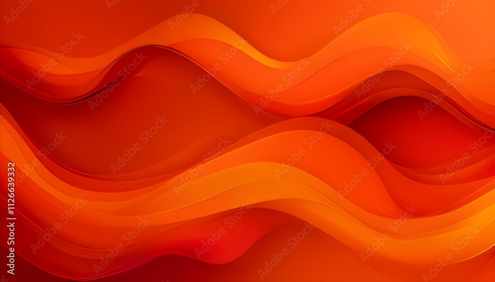 Fluid abstract waves in vibrant orange tones, dynamic design, perfect for digital wallpaper Fluid abstract waves in vibrant orange tones, dynamic design, perfect for digital wallpaper