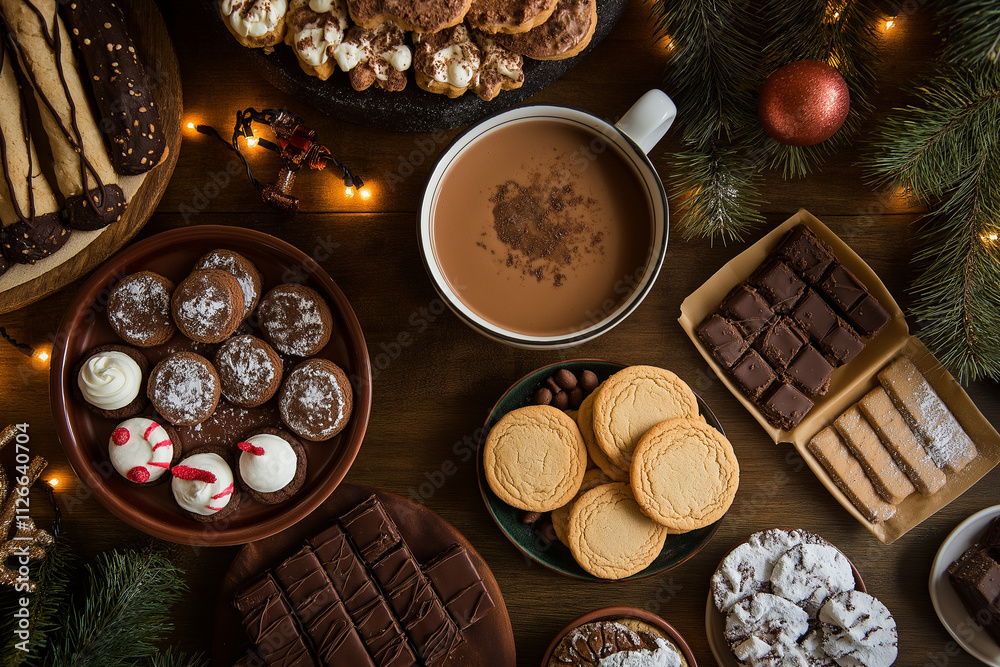A table full of cookies