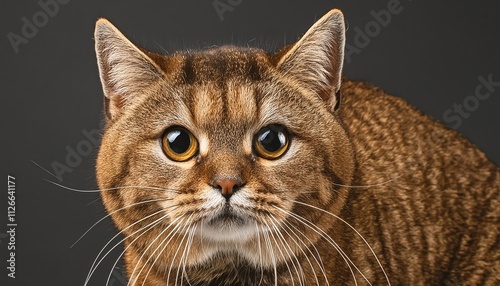 Charming British Cat Isolated on Transparent Background - Perfect for Pet Lovers, Designers, and Cat Enthusiasts Seeking High-Quality Images for Creative Projects and Marketing Materials.