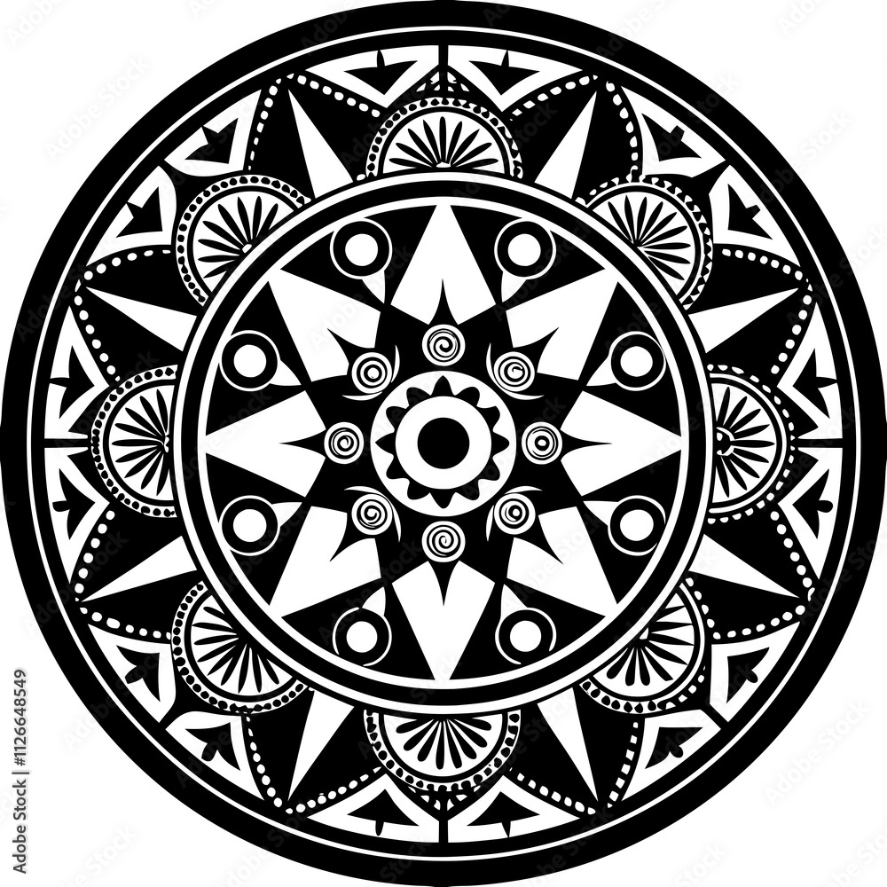 mandala icon mandala icon