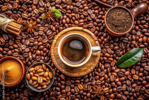 Coffee Photography: Rule of Thirds, Coffee Beans, Ground Coffee, Brewing Stages