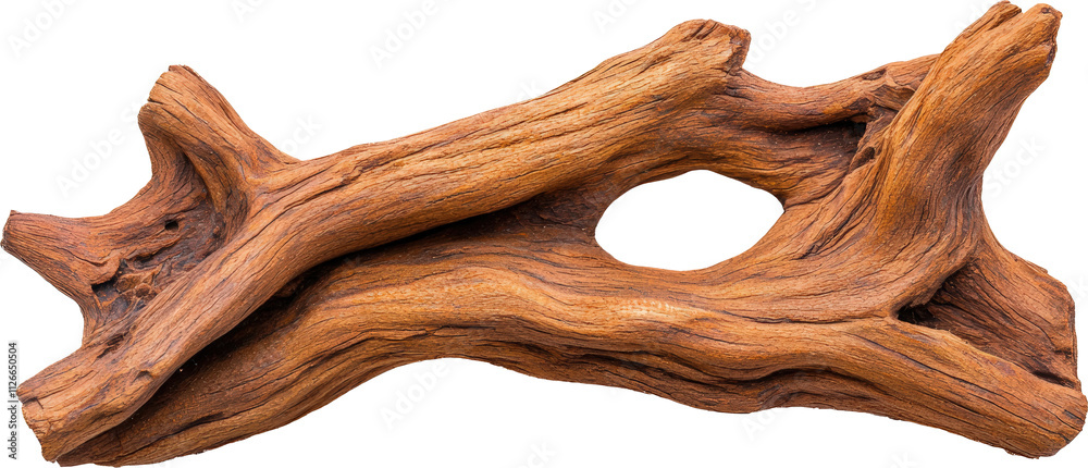 Natural wood log with intricate textures Natural wood log with intricate textures