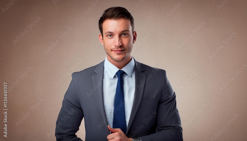 Professional Businessman Isolated on White Background - Confident Male Executive in Formal Attire, Showcasing Leadership and Success in the Corporate World Professional Businessman Isolated on White Background - Confident Male Executive in Formal Attire, Showcasing Leadership and Success in the Corporate World