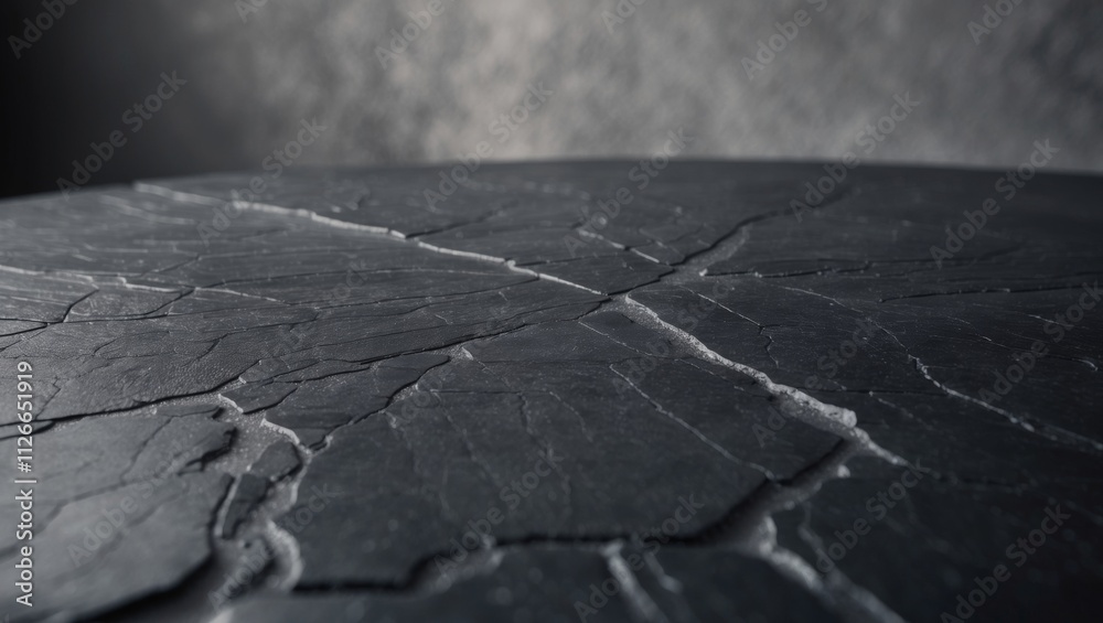 Obraz premium Dark Textured Stone Surface for Background Use.