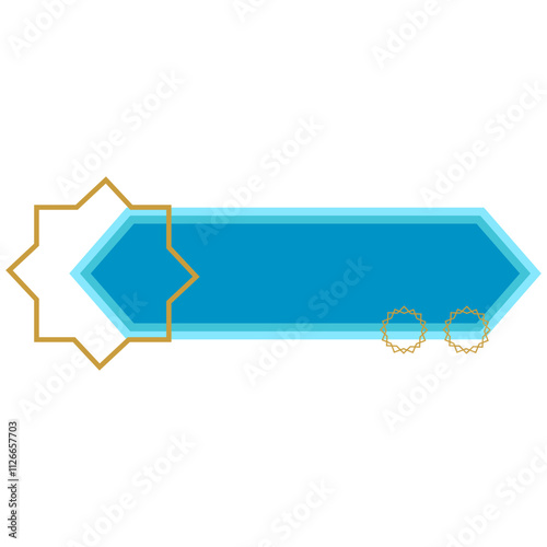 Lower Third Modern Button Shape
