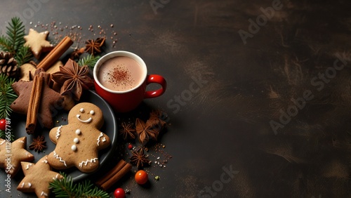 Wallpaper Mural chocolate with cinnamon Torontodigital.ca