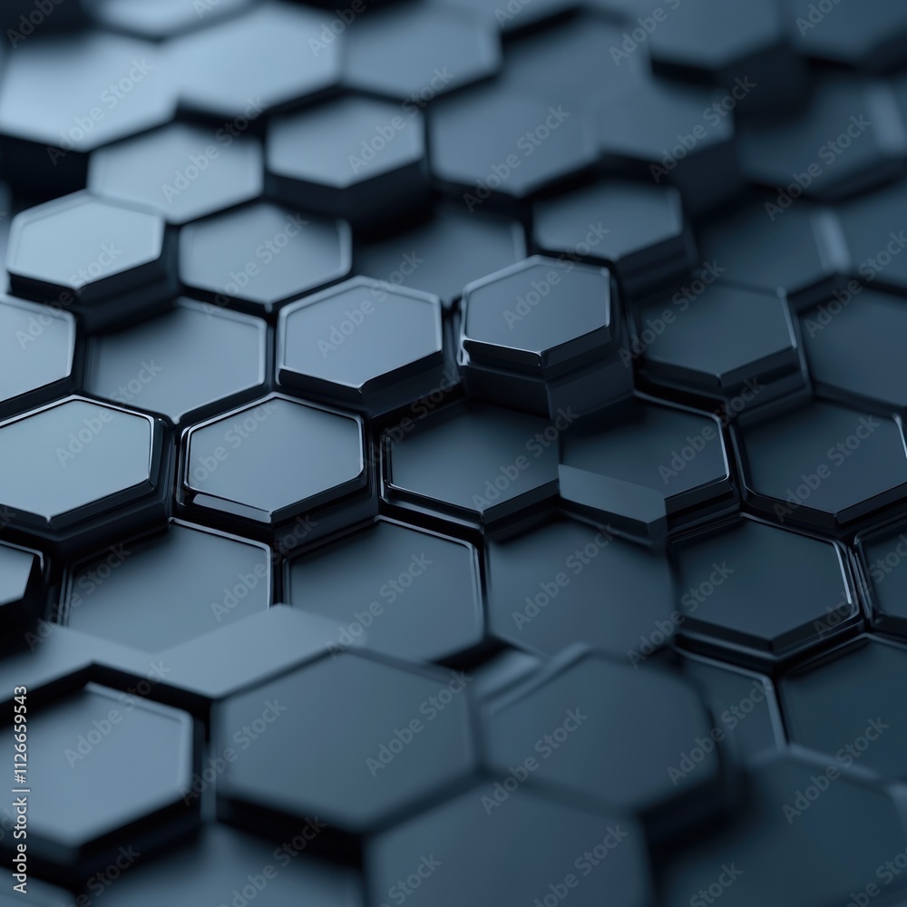 Abstract 3D hexagonal pattern background. Abstract 3D hexagonal pattern background.