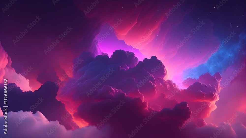 sunset in the sky