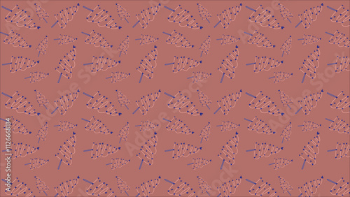 Background with Abstract Christmas Tree Pattern - Perfect for Festive Home Decorations and Holiday Party Decor