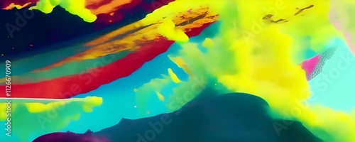 Animation of floating particles in a smooth, slow wave pattern, evoking a sense of peaceful breathing in sync with their rise and fall