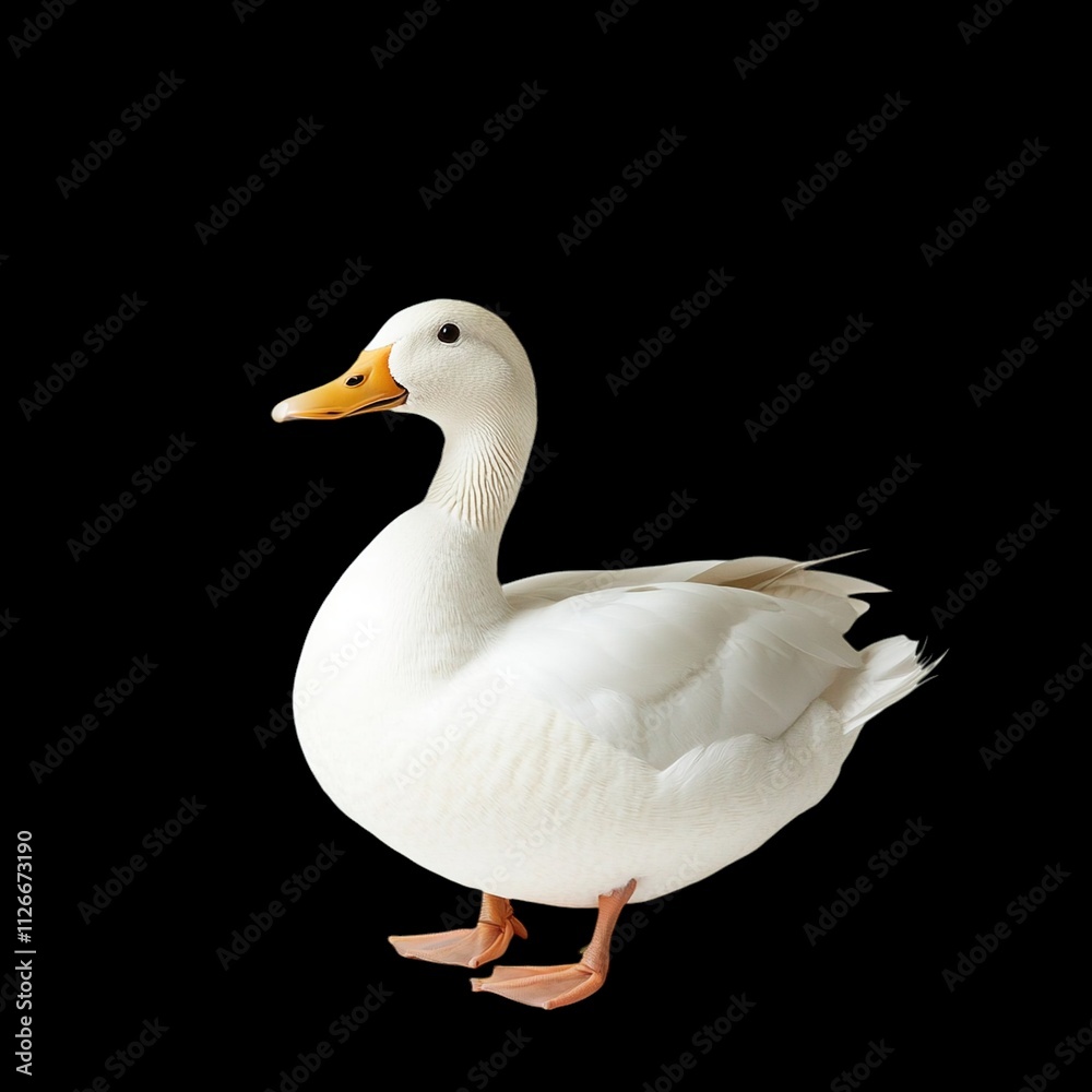 white goose