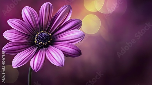 Purple Flower Bloom Closeup