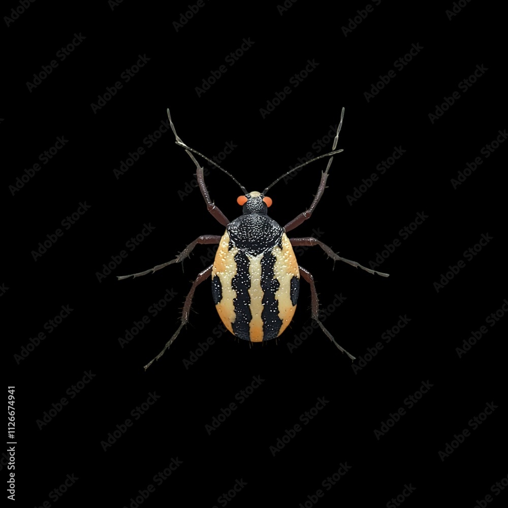 Obraz premium spider on black