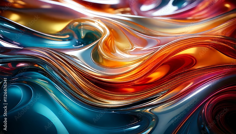 Abstract Swirling Liquid Metal Colors: A Symphony of Teal, Orange, and Gold Hues Abstract Swirling Liquid Metal Colors: A Symphony of Teal, Orange, and Gold Hues