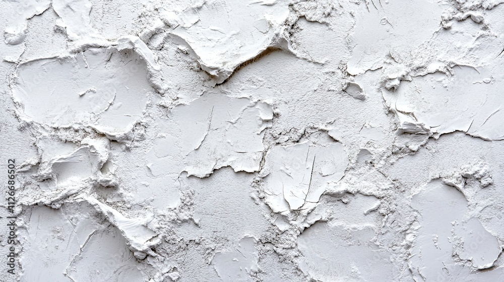Obraz premium White textured plaster background. Abstract wall surface.