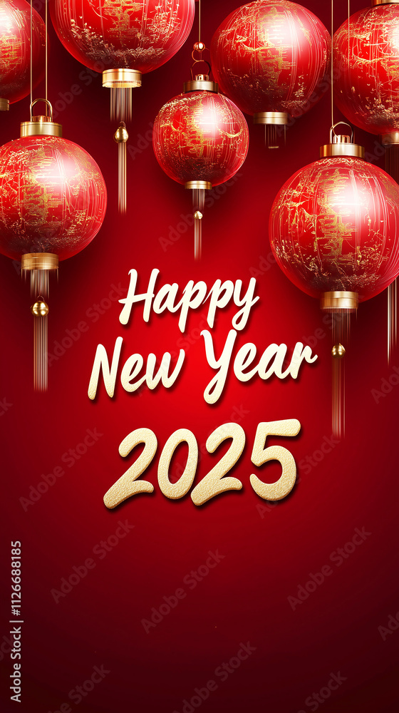 Red background with lanterns. illustration Red background with lanterns. illustration