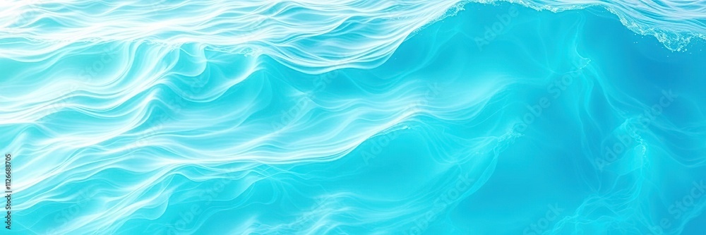 Tropical ocean wave pattern with pastel blue and green shades blending into each other seamlessly , underwater, ocean, teal Tropical ocean wave pattern with pastel blue and green shades blending into each other seamlessly , underwater, ocean, teal
