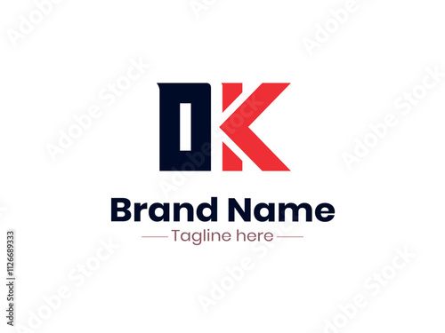 OK Logo Design Vector
