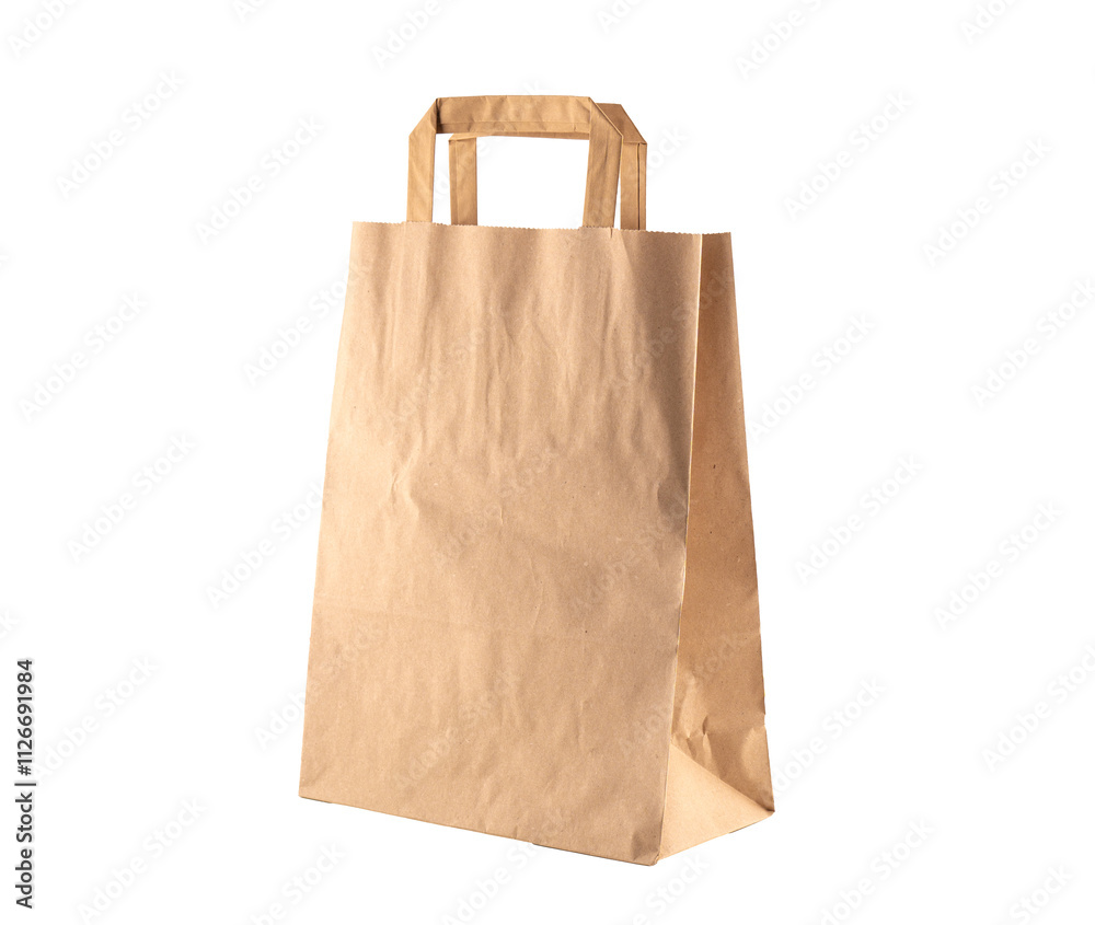 brown shopping paper bag isolated on a transparent background brown shopping paper bag isolated on a transparent background