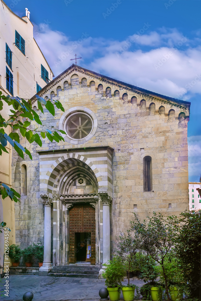 Fototapeta premium San Donato, Genoa, Italy