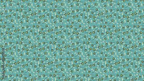 Background Elegant Floral Pattern with Abstract Style.