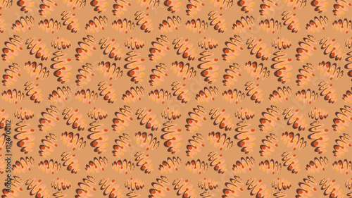 Background Creative Abstract Pattern with Unique Motifs