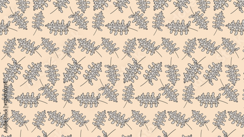  Background Minimalist Leaf Pattern for Modern Interiors