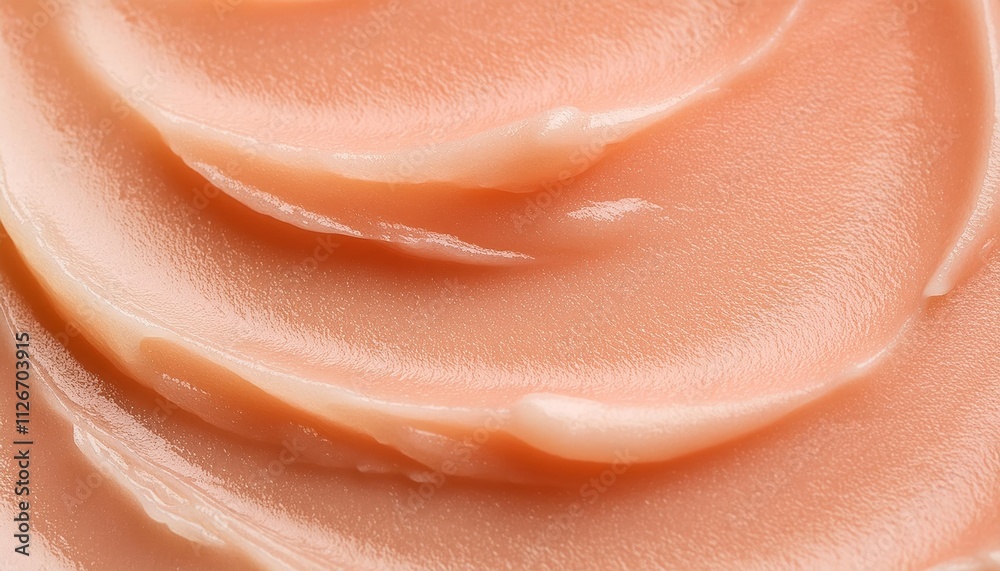 Peach Fuzz Color Cosmetic Cream Embrace the Trend with a Luxurious CloseUp Detail of a Cream Smear for Flawless Skin and Radiant Beauty Peach Fuzz Color Cosmetic Cream Embrace the Trend with a Luxurious CloseUp Detail of a Cream Smear for Flawless Skin and Radiant Beauty