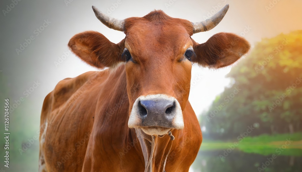 A Beautiful Cow Isolated on White Background Captivating Farm Animal Portrait for Agricultural and Nature Enthusiasts, Perfect for Educational, Commercial, and Creative Projects A Beautiful Cow Isolated on White Background Captivating Farm Animal Portrait for Agricultural and Nature Enthusiasts, Perfect for Educational, Commercial, and Creative Projects