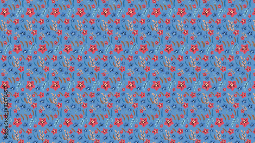 Background Decorative Flower Design for Unique Interiors