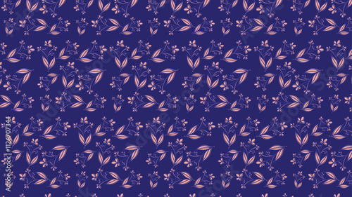 Background Modern Abstract Floral Pattern Design.