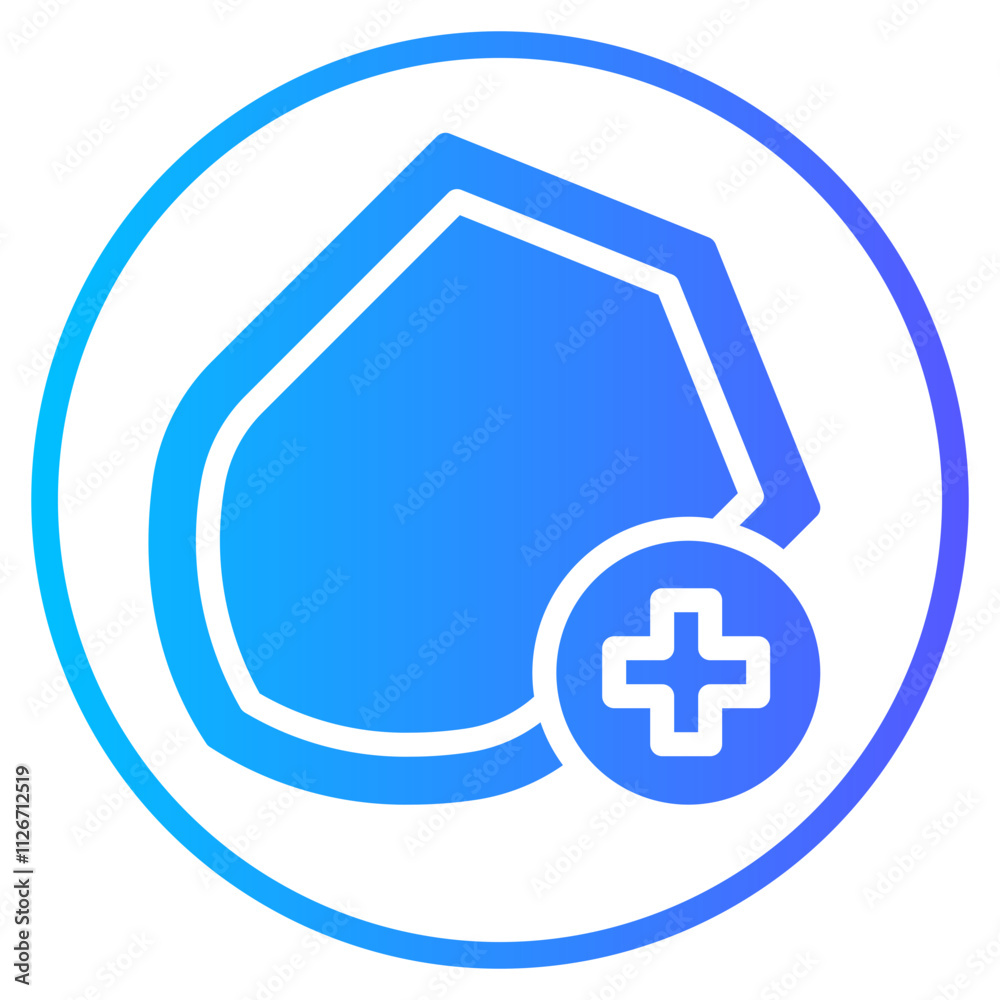medical gradient icon medical gradient icon