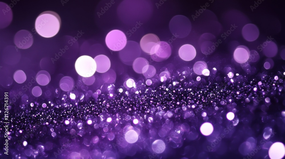 Purple Glitter Bokeh Background Purple Glitter Bokeh Background