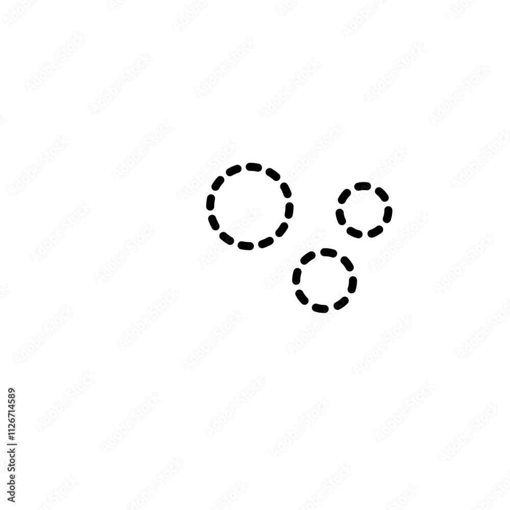 Circle Dotted Line Circle Dotted Line