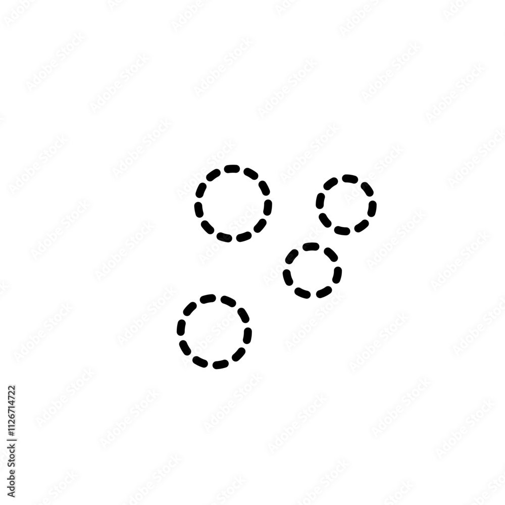 Circle Dotted Line Circle Dotted Line